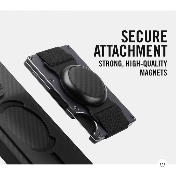 Ridge MagSafe Wallet - Lavender Aluminum Card Holder NIB - Picture 7 of 12